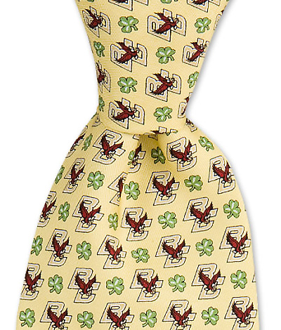 Boston College Eagle & Shamrock Tie