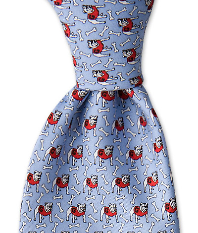 Georgia Bulls & Bones Tie