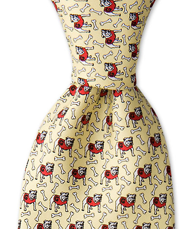 Georgia Bulls & Bones Tie