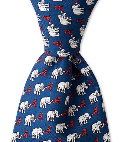 Alabama Elephants & A's Tie