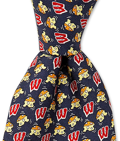 University of Wisconsin Cheese & W's Tie