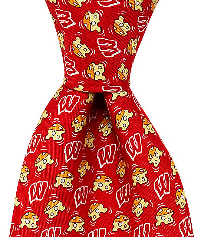 University of Wisconsin Cheese & W's Tie