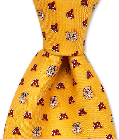 University of Minnesota Gopher Tie