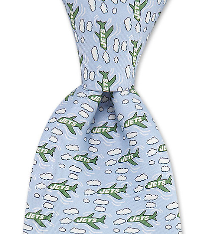 New York Jets Flying Clouds Tie
