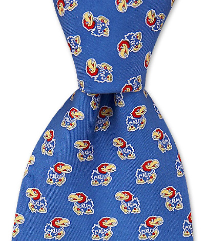University of Kansas J-Hawk Tie