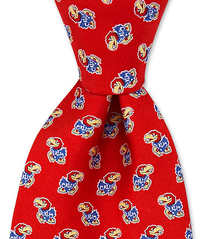 University of Kansas J-Hawk Tie