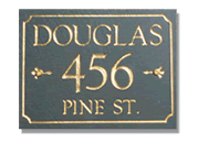 address sign