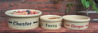 personalized dog bowls