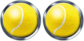Tennis Ball Cufflinks