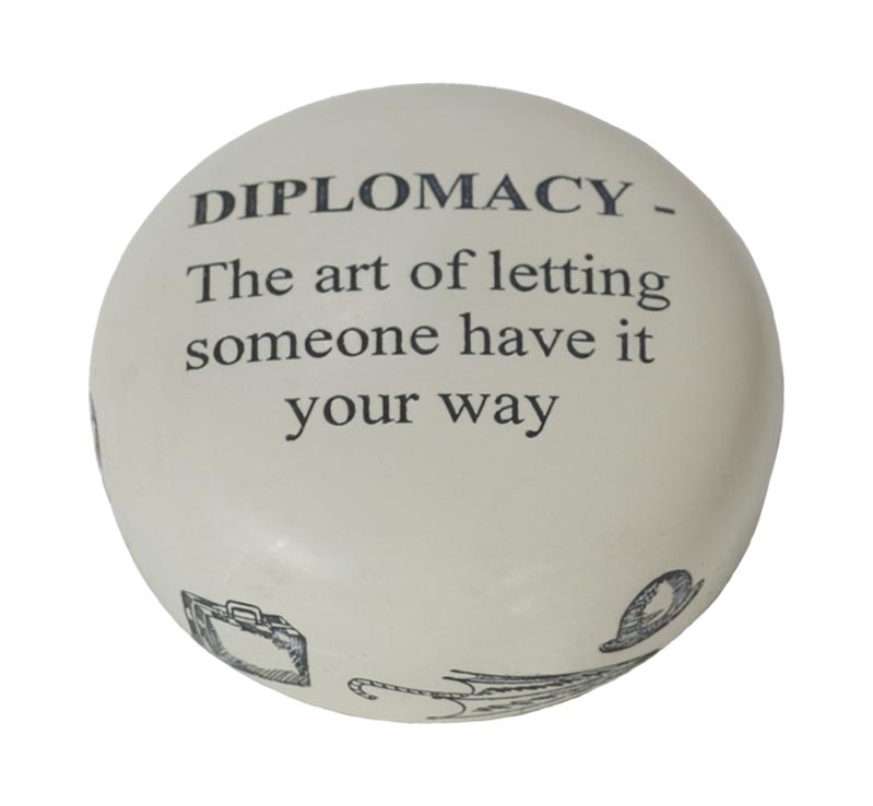 Diplomacy?