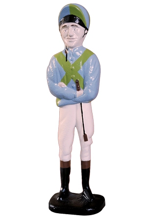 Jockey Cast Iron Doorstop