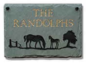 custom slate sign