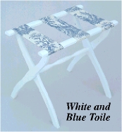 White and Blue Toile