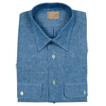 Solid Linen Sport Shirt - 603