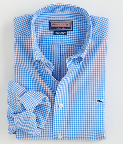 Classic Gingham Whale Shirt