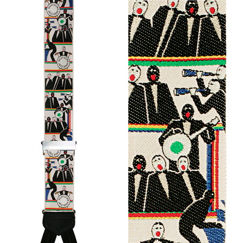 Limited Edition Silky Slim's Jazz Band Brace: 100% Hand Woven Silk