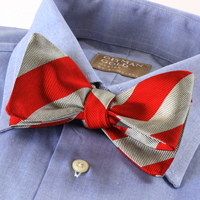 Classic University Stripe Bow