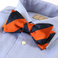 Classic University Stripe Bow