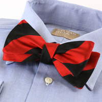 Classic University Stripe Bow