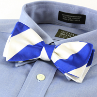 Classic University Stripe Bow