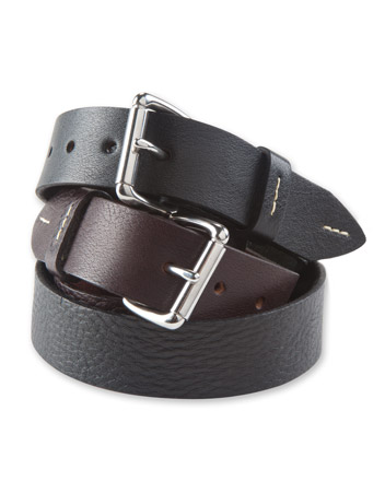 Milled Leather Belt