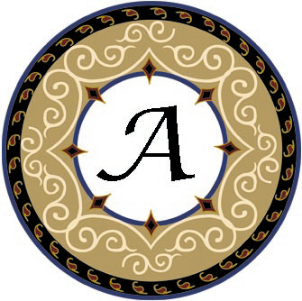 Ornate Monogram - Letter A