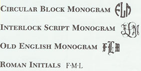 Monogram styles.jpg (18730 bytes)