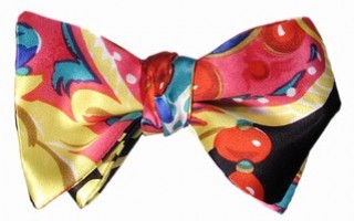 Bright Multi Print Day Bow