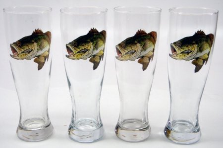 Bass 16oz Pilsner Beer Glasses