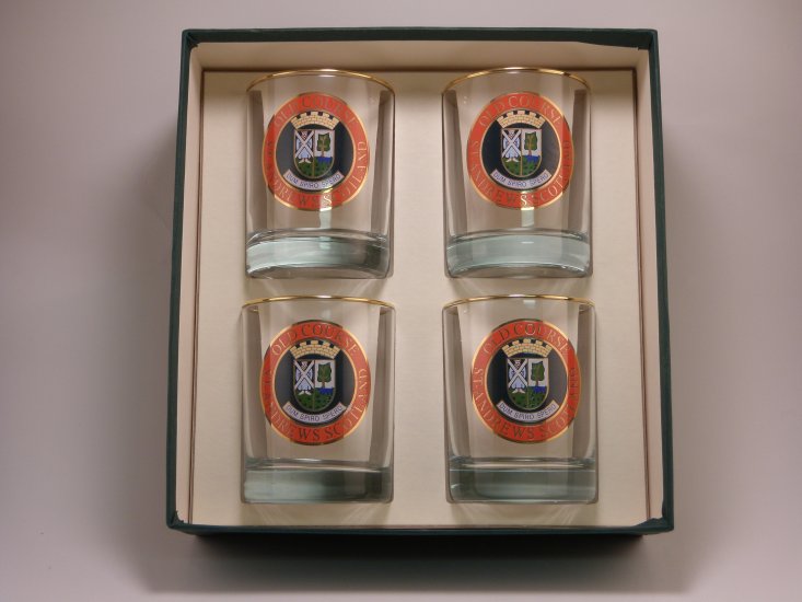 Scottish Golf, Double Old Fashioned, 14oz, gift boxed - Click Image to Close
