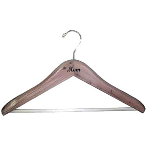 Deluxe Contour Hanger with Pant Bar