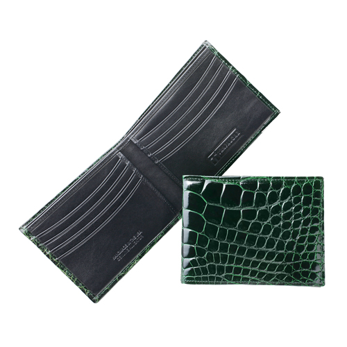 Alligator Double Billfold Wallet: Available in 9 Colors