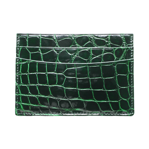 Alligator Slim Card Case Wallet: Available in 9 Colors