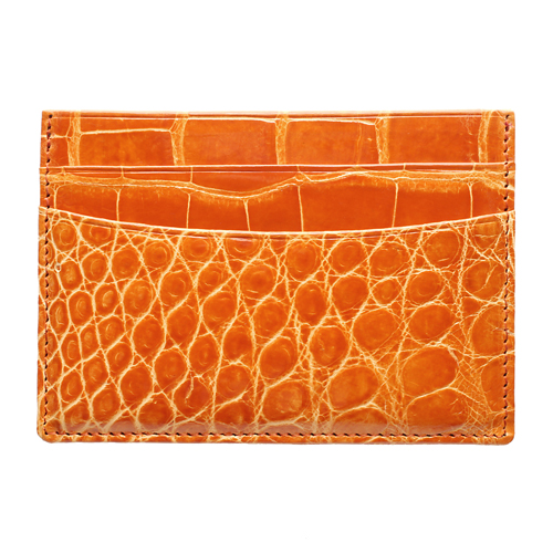 Alligator Slim Card Case Wallet: Available in 9 Colors