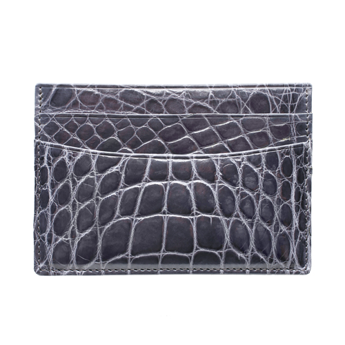 Alligator Slim Card Case Wallet: Available in 9 Colors