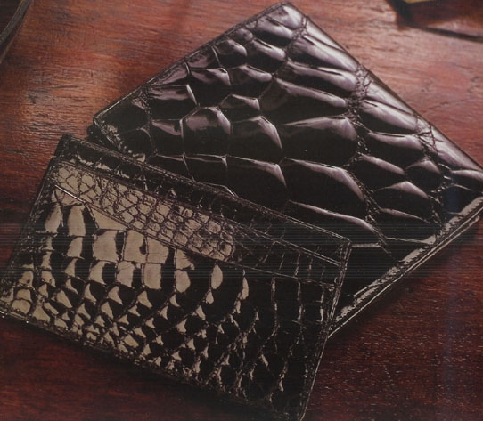 Trafalgar Genuine Crocodile Card Case