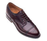 Alden Shoes: picture of Medallion Tip Blucher Oxford at the Alden Shop, recognized worldwide as the premier men's dress shoes