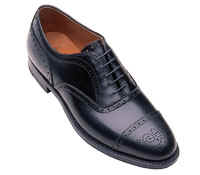 Alden Shoes: picture of Medallion Tip Bal at the Alden Shop, recognized worldwide as the premier men's dress shoes