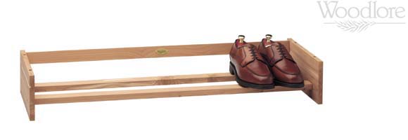 Woodlore Single 1-Tier 5 Pair Shoe Rack