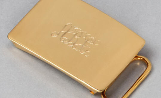 Trafalgar 24K Gold Over Brass Buckle