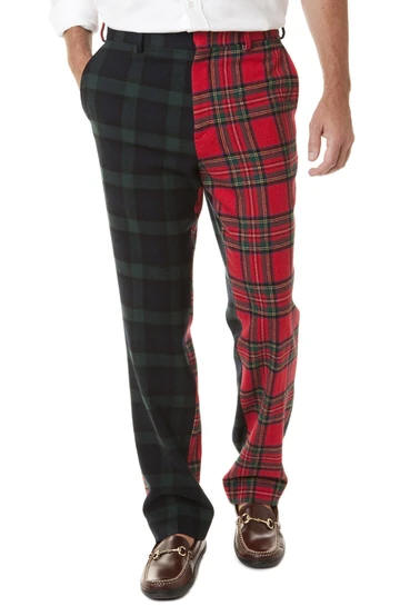 Harbor Pant Stretch Twill Royal Stewart Tartan Plaid