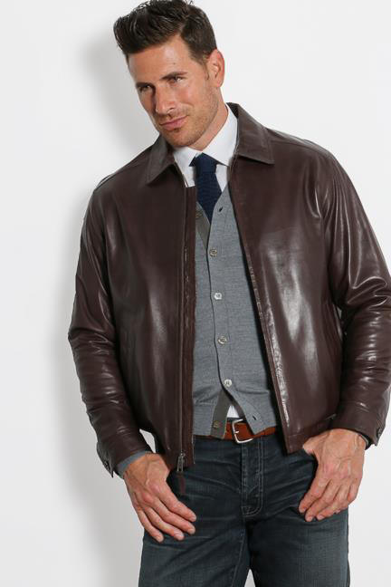 Dann Studio Leather Jackets, Contemporary Fine Leather Coats for Men
