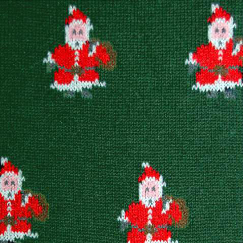 Green Christmas Socks