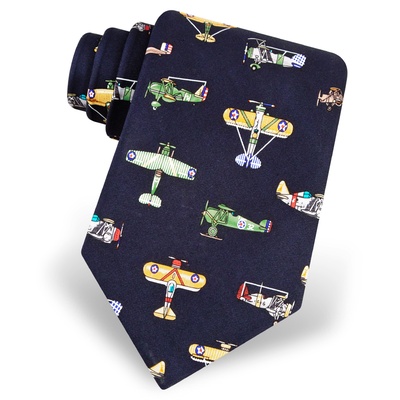 Vintage US Warplanes Tie by Alynn Novelty