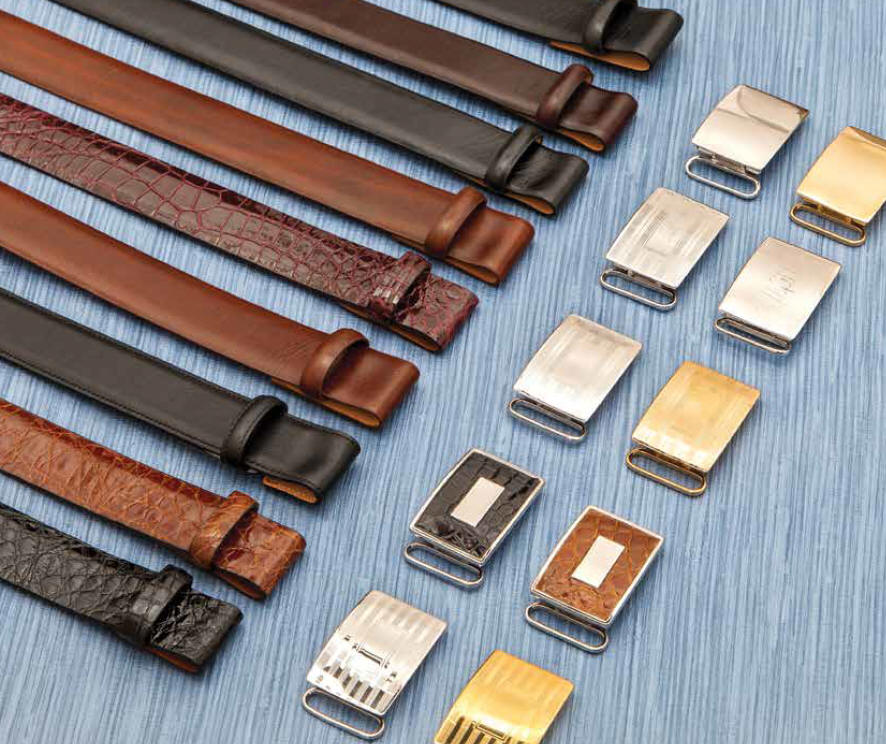 Robert Talbott Monogrammed Belt Collection from Dann, Engraved Sterling  Silver Buckles, Alligator Straps