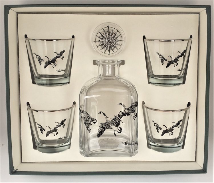 Richard E. Bishop (Pennsylvania, USA) Game Bird Cocktail Glasses Set w –  The Standing Rabbit