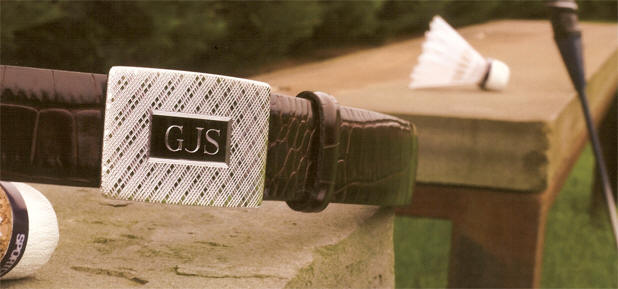 Robert Talbott Monogrammed Belt Collection from Dann, Engraved