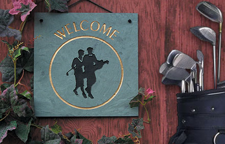 Golf Theme Welcome Signs